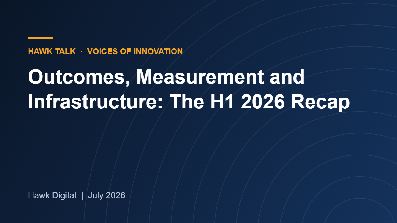 H1 2026 Recap: Why Outcomes, Measurement and Infrastructure Are Becoming Advertising’s Competitive Advantage