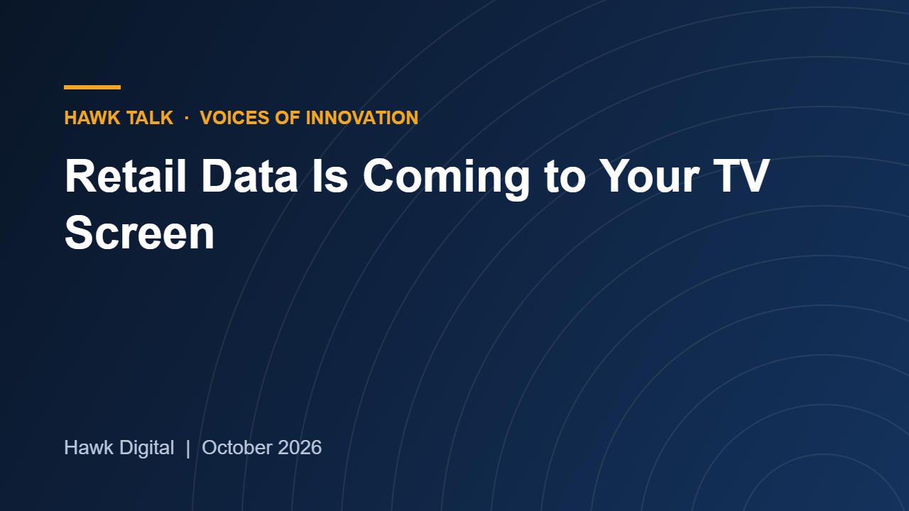 Retail Data Is Coming to Your TV Screen. Who Captures the Value?